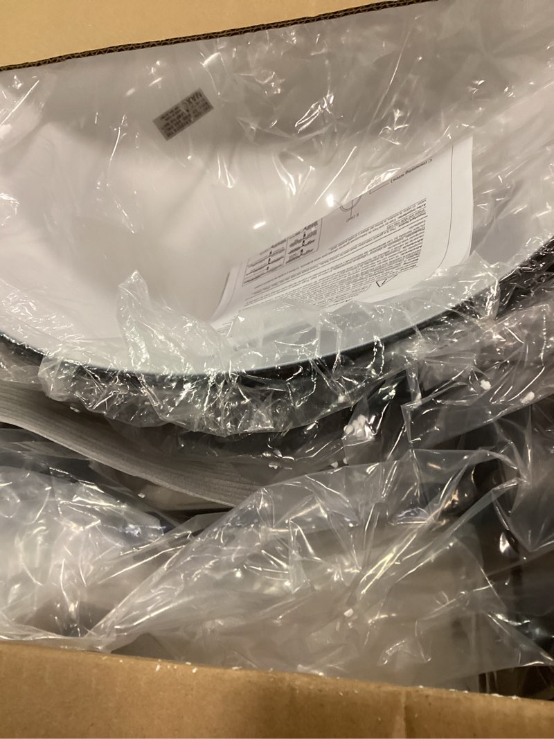 Condition photo showing Good Condition for Bestshared Large Farmhouse Barn Lights 16 Inch Dome Outdoor Wall Lighting Fixture Industrial Wall Sconces Exterior Mount Lantern Light for Porch, Entryway, Garage(2Pack, Black+White) Black+White 16"-2pack