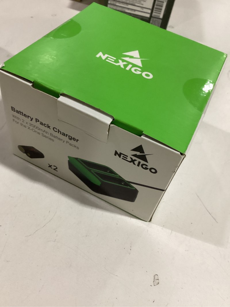 Condition photo showing New/Like New for NexiGo Controller Battery Pack for Xbox, Xbox Series X | Series S, 2 x 2000mAh Rechargeable Battery Pack, Fast Battery Charger Station