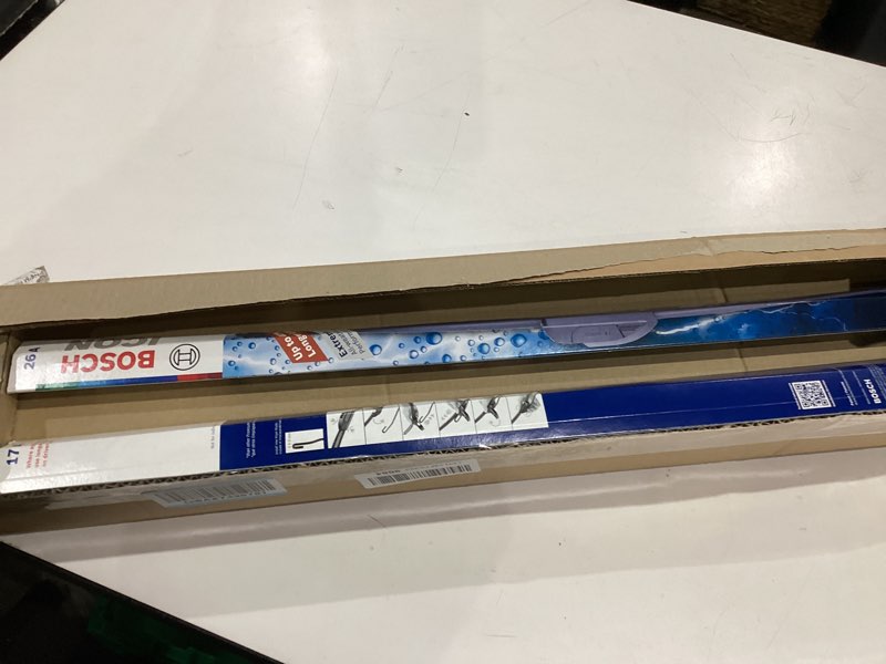 Condition photo showing Good Condition for bosch 26a17a icon beam wiper blades - driver and passenger side - set of 2 blades (26a & 17a) front (26a & 17a) icon combo pack (front)
