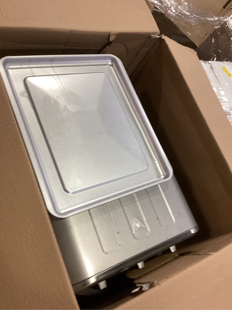 Condition photo showing As Is for Cuisinart - Compact Air Fryer Toaster Oven - Stainless Steel