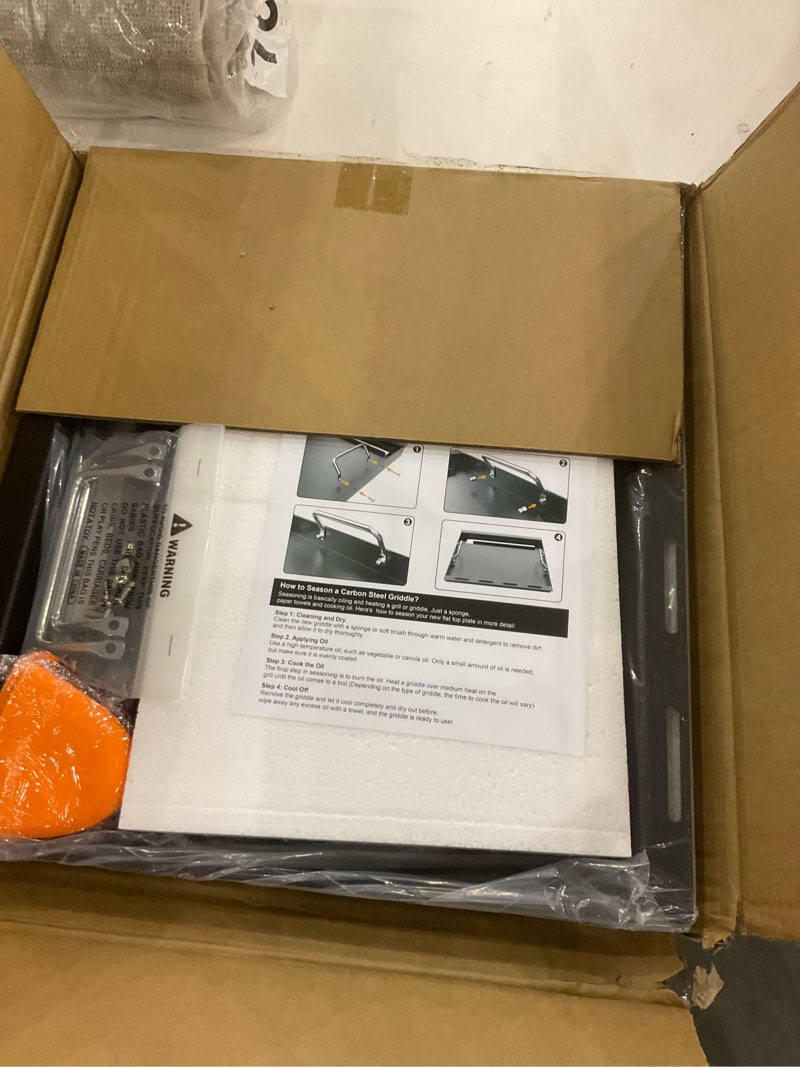 Condition photo showing New/Like New for Griddle Insert for Weber Spirit 200 Series E-210 S-210 E-220 S-220 for Weber GS4 Spirit I & II 200 Grill Parts, Full Size Griddle Replacement Parts for Spirit E210 Flat Top Grill Griddle 19.6" x 17.4" x 1.3"