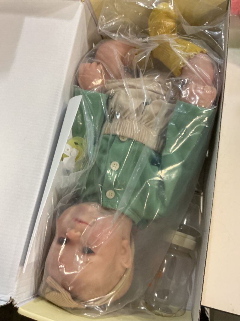 Condition photo showing New/Like New for BABESIDE Reborn Baby Dolls, 20Inch Cute Soft Vinyl Full Body Realistic-Newborn Baby Doll Poseable Real Life Lifelike Baby Dolls w/Doll Accessories for 3+ Year Old Girls Ella-full Vinyl