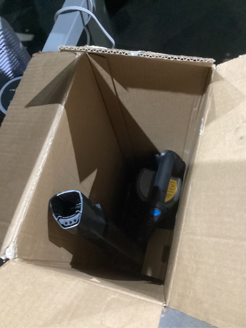 Condition photo showing As Is for shark powerpro reveal plus cordless vacuum, floordetect & dirt-reveal technology, hepa filter, carpet & hard floor, rechargeable, charcoal, iz376h