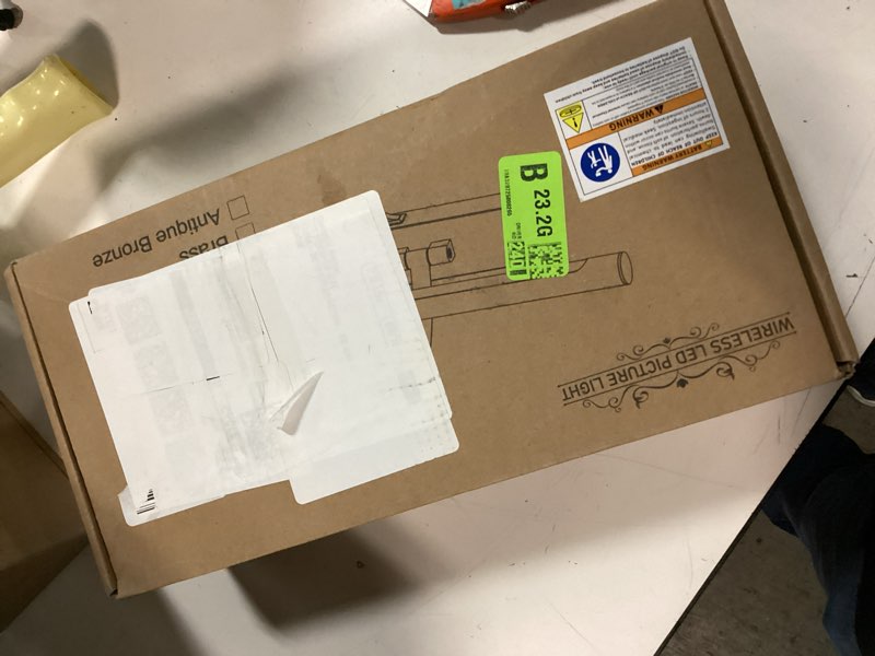 Condition photo showing New/Like New for Battery Powered Picture Light with Remote and Timer,Full Metal Art Light with Swing Arm,12 Inch Dimmable,3CCT in One, Rechargeable Wall Lights for Display, Artwork, Canvas,Hallway 12inch Black