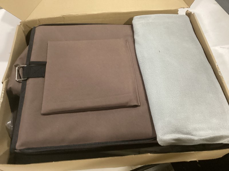 Condition photo showing Good Condition for Large Heated Cat House for Outside 21x17x17 in with Elevated Base Cat-Attracting Eave Design Feral Stray Shelter,Intelligent Controller and Waterproof Cat Heated House Shelter for Outdoor Brown Large