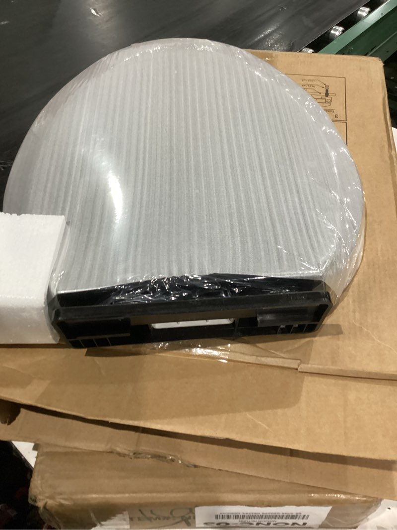 Condition photo showing Good Condition for Renovators Supply Manufacturing Black Plastic Soft Close Elongated Toilet Seat Quiet-Close Lid, Contoured Seat Easy To Install And Clean, Grip-Tight Bumpers With Adjustable Mounting Hardware Pack of 1 Black