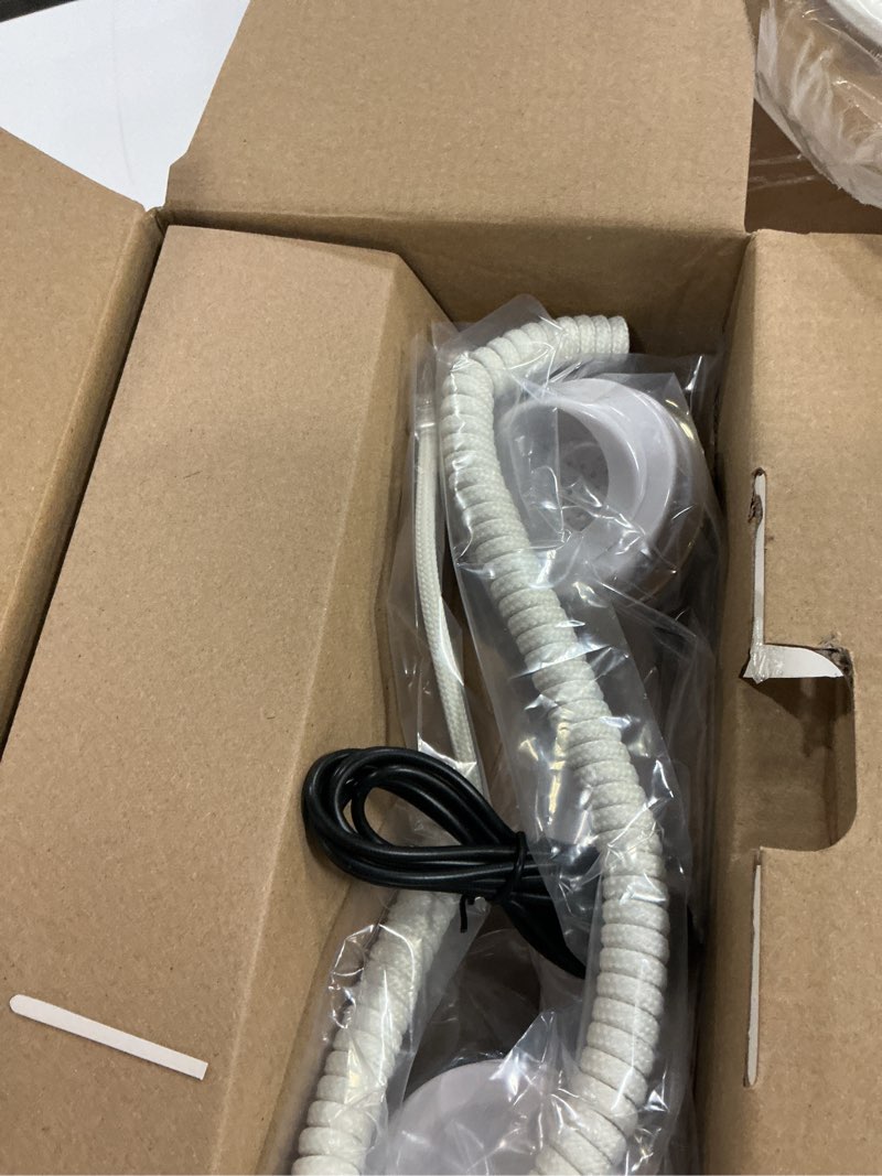 Condition photo showing Good Condition for audio guest book wedding phone, vintage voice message recorder telephone with premium gift box for special events, bridal shower, birthday party, baby shower, anniversary, engagement white