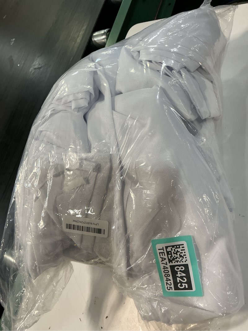 Condition photo showing Good Condition for fitable white tablecloths for rectangle tables, 6 pack - 70 x 120 inches - reusable and washable table clothes for 6-8 ft tables, polyester fabric table covers for wedding, party, banquet white 70x120 in, 6 pack