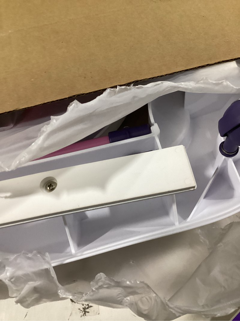 Condition photo showing Good Condition for jakks pacific minnie jr activity table set with one chairs ,teal and red