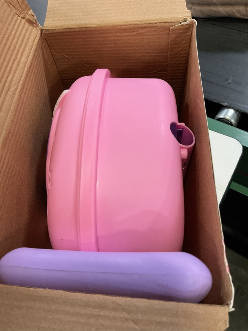 Condition photo showing Good Condition for toy life unicorn suitcase travel sand toy for kids beach toy with luggage with wheels, water gear stem play water table, shovels, can, sand molds, sandbox beach summer toys for toddlers ages 3-8 pink unicorn luggage sand toys