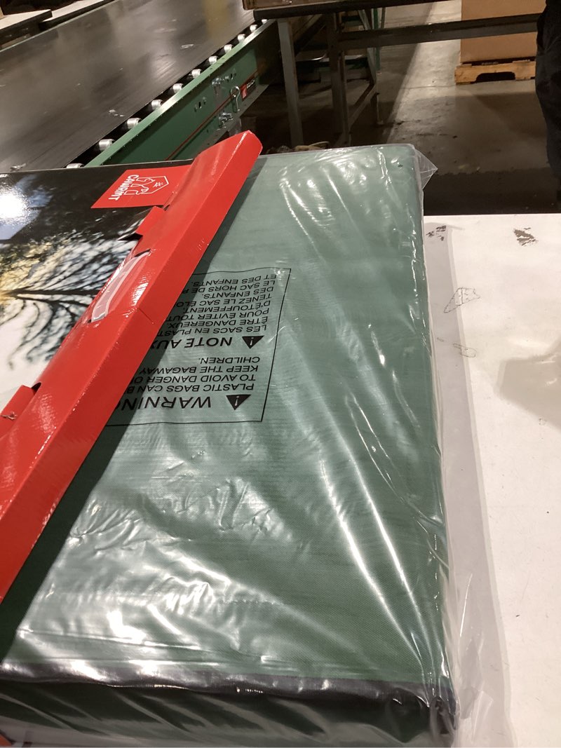 Condition photo showing Good Condition for X-Large Heated Cat House for Outdoor Winter, Full-Coverage Cat House Heater, Indestructible 100% Waterproof Insulated Outside Cat Shelter for Feral Barn Cat Protection (Green, 27x18x20) Green XL-27x18x20