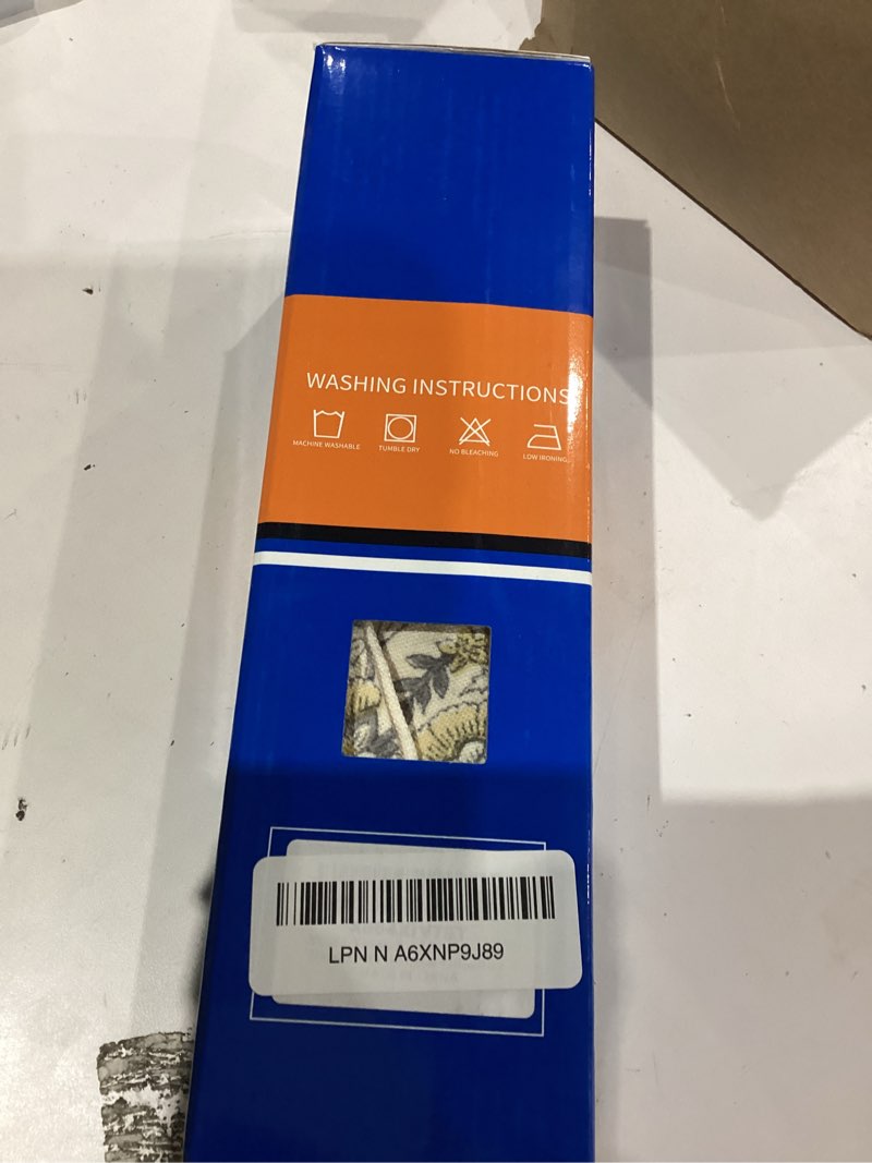 Condition photo showing As Is for YCOLL Vintage Floral Print Pillow Covers 18x18 Set of 2 Patterned Accent Decorative Cushion Covers Modern Farmhouse Throw Pillow Covers for Sofa Couch Chair Bed Living Room Home Decor, Mellow Yellow Mellow Yellow 18" x 18" (Pack of 2)