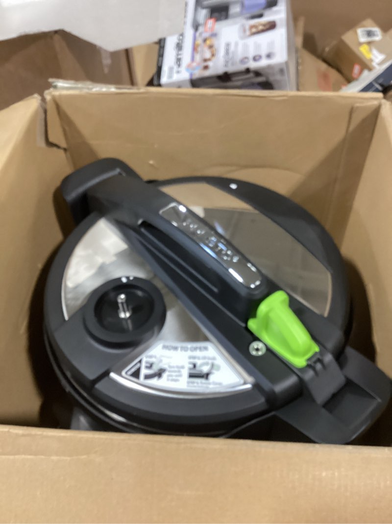 Condition photo showing Good Condition for presto 02144 12-quart digital pressure canner - digital display, waterbath capable, 10-built-in safety features, recipe book, black stainless steel 12 quarts