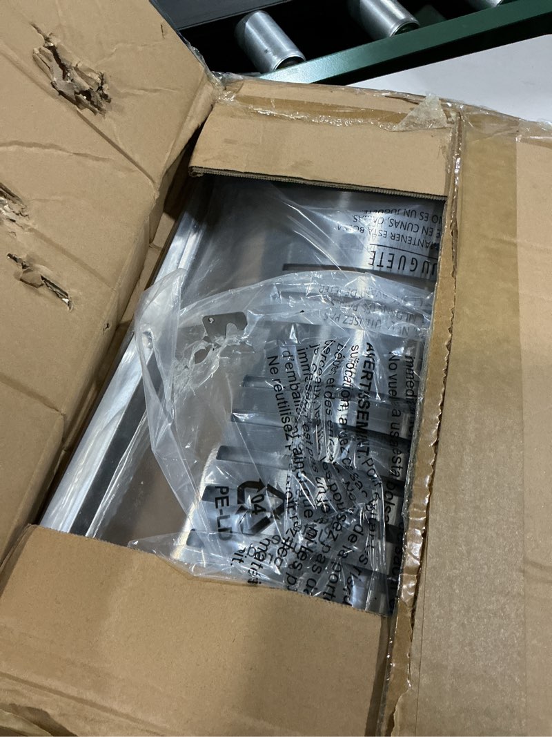 Condition photo showing As Is for flame broiler kit for pit boss platinum kc combo charleston 1020 pellet smoker grills heat deflector diffuser for pb1285kc pb1020nx, includes 60355 flame broiler main plate and 31141 slide cover 18" x 15.7"