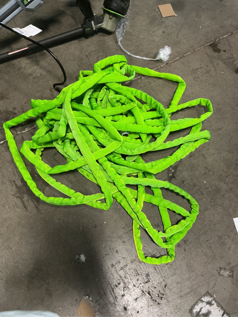 Condition photo showing As Is for zero-g pro teknor apex 3/4-in x 100-ft contractor -duty kink free woven green coiled hose