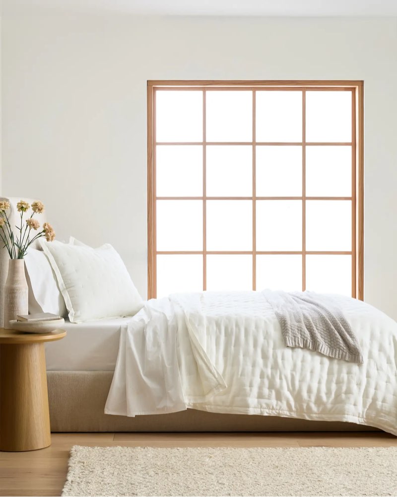 european linen dream quilt set size  king/cal king