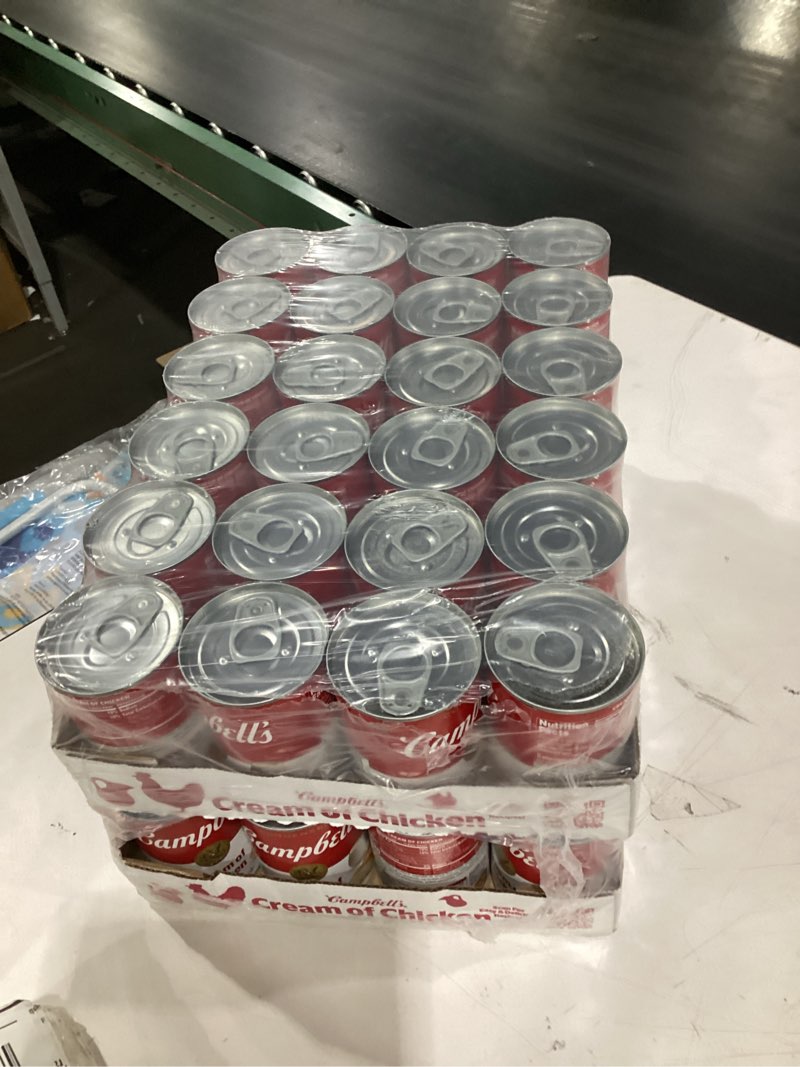 Condition photo showing New/Like New for campbells cream of chicken soup 48 cans 09/27