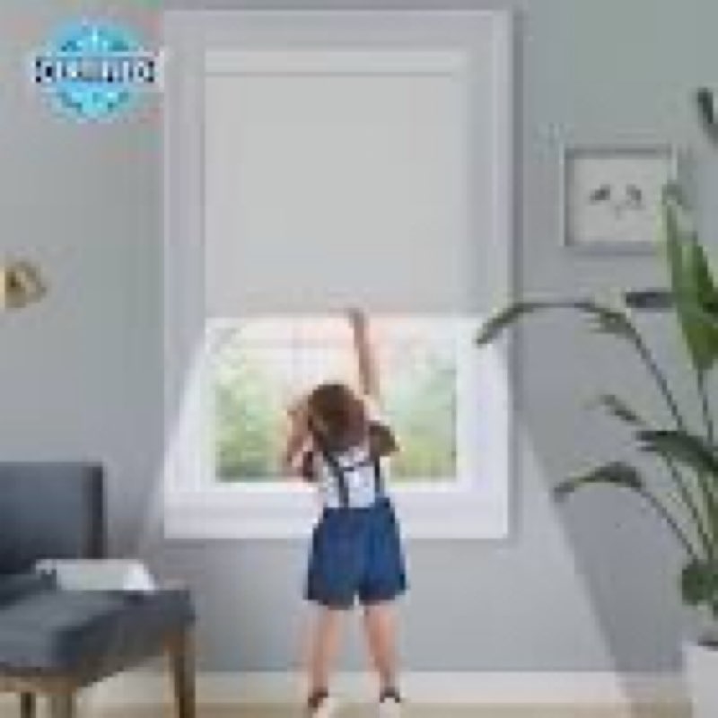 persilux blackout roller blinds for indoor windows, cordless roller shades with valance, thermal ins