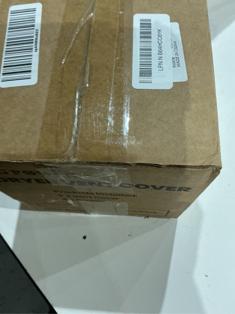 Condition photo showing Good Condition for 4 inch dryer vent cover outside, hg power exterior vent cover with removable screen & cushioned non-return flap, stainless steel air wall vent for house, range hood, ac, opening diameter: 3.81" silver 4 in[neck size:3.81in] silver