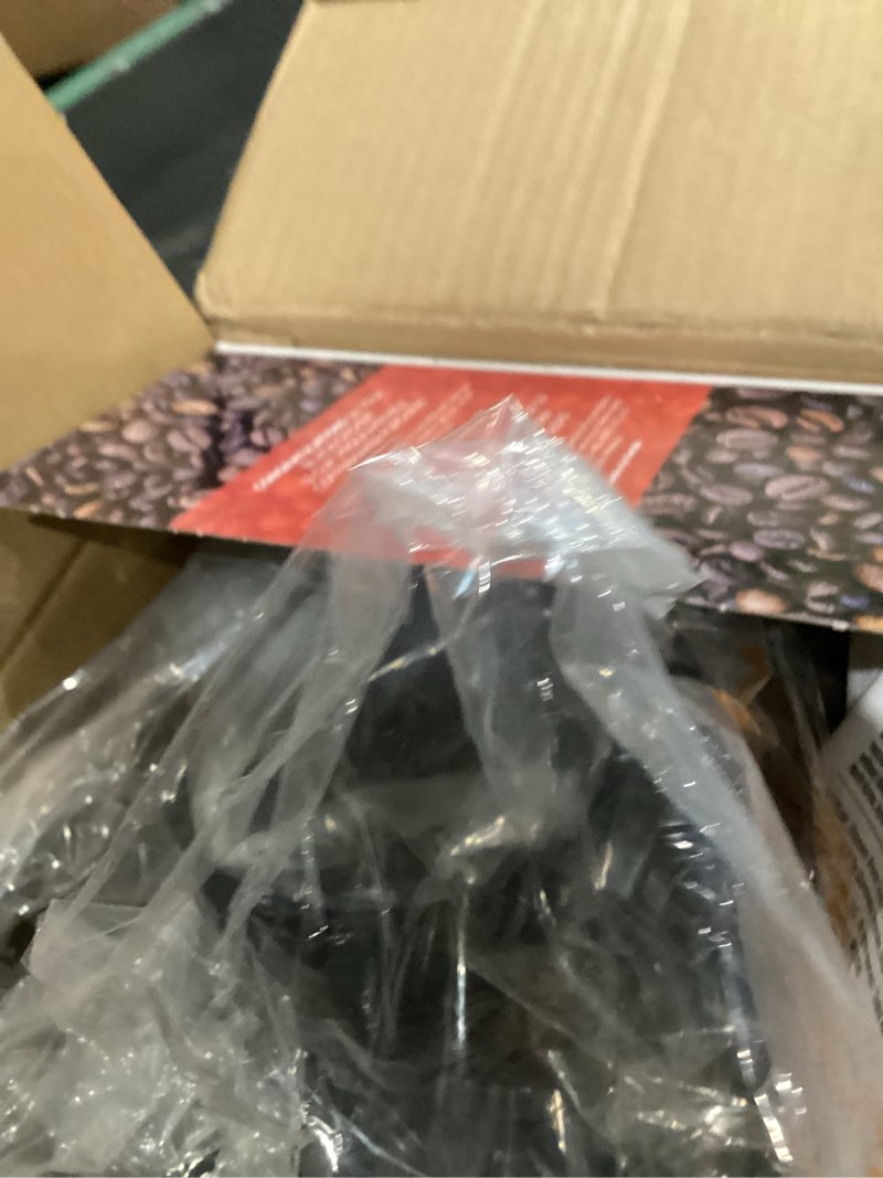 Condition photo showing As Is for BLACK+DECKER 12-Cup Digital Coffee Maker, Programmable, Washable Basket Filter, Sneak-A-Cup, Auto Brew, Water Window, Keep Hot Plate, Black Black coffeemaker