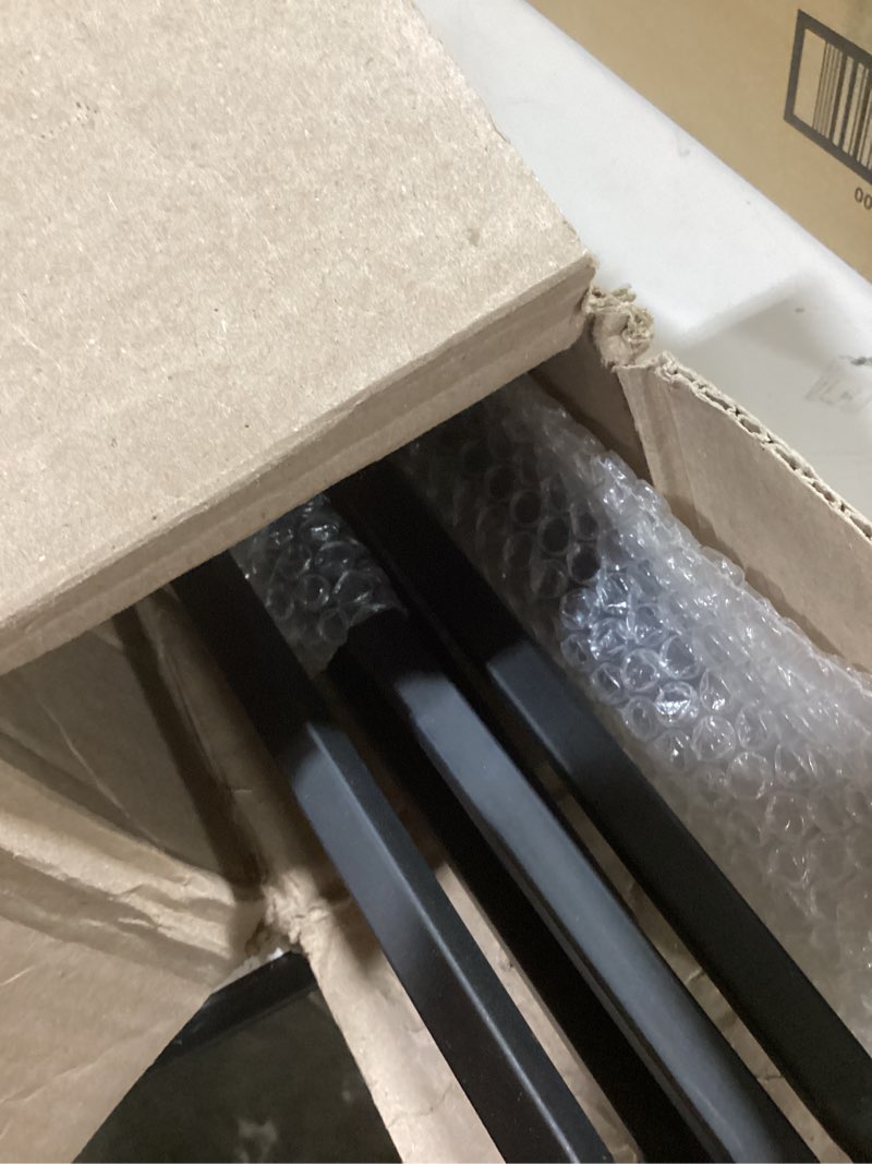 Condition photo showing Good Condition for Myard Single Knuckle 1/2 Inches Square Forged Iron Stair Balusters Furniture for Deck Handrail Railing Staircase Balusters Banister Balustrade, 44 Inches 10-Pack (Satin Black) Single Knuckle Satin Black