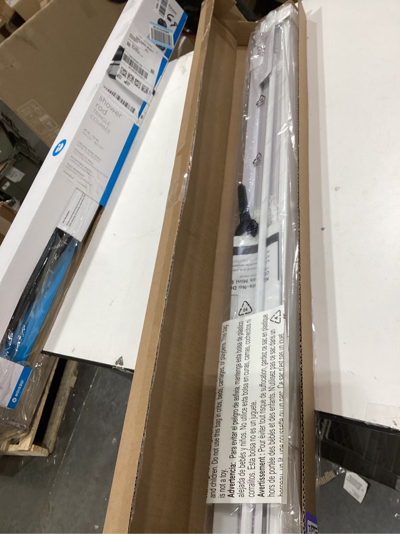 Condition photo showing New/Like New for LazBlinds No Tools No Drill 1" Vinyl Mini Blinds, Cordless Blinds for Windows, Light Filtering Horizontal Window Blinds & Shades, 34" W x 64" H, White Cordless-white 34" W x 64" H