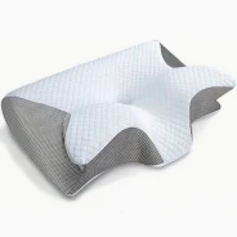 cervical neck pillow - cooling ergonomic neck support pillow for sleeping, orthopedic contour memory