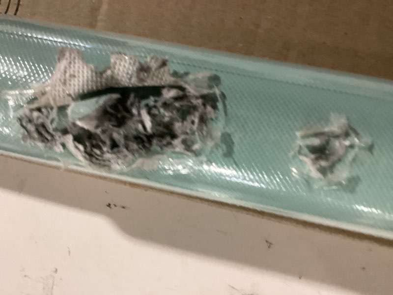 Condition photo showing As Is for teacher created resorces calming blue better than paper® bulletin board roll