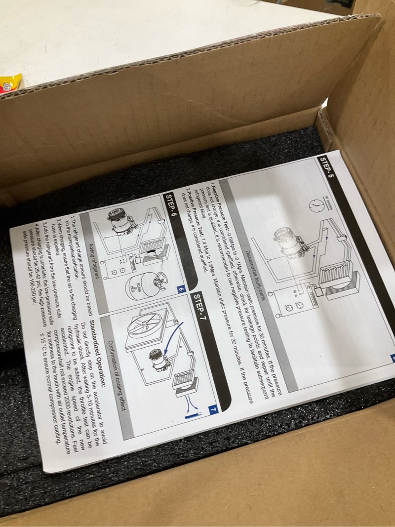 Condition photo showing New/Like New for ECCPP A/C Compressor with Clutch CO 29099C 2011-2015 for N-issan Juke 1.6L 2012-2018 for N-issan Versa 1.6L