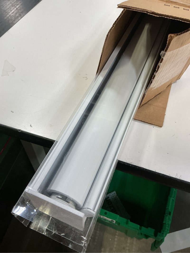 Condition photo showing Good Condition for persilux blackout roller blinds for indoor windows, cordless roller shades with valance, thermal insulated fabric window shades & blinds, uv protection shades for home and bedroom (white,36"w x 72"h) 36"w x 72"h white