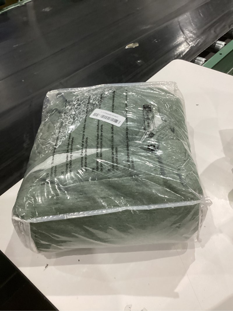 Condition photo showing Good Condition for MYSKY HOME Couch Cover Sofa Covers Couch Covers for 3 Cushion Couch Sofa Pet Friendly, L Shaped Couch Cover Sectional Couch Covers Non Slip Dogs Furniture Protector for Kid, Dog, 91"x134", Moss Green 91" x 134" Moss Green