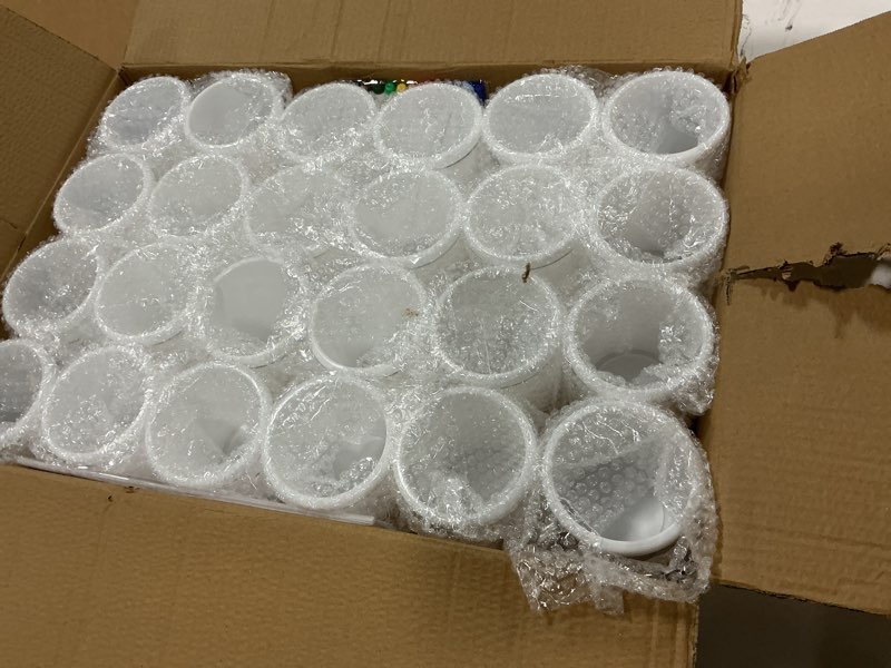 Condition photo showing New/Like New for Umigy Christmas Color Your Own Mug Craft Bulk 8 oz Painting DIY Drawing Coffee Cup Xmas Gifts Holida