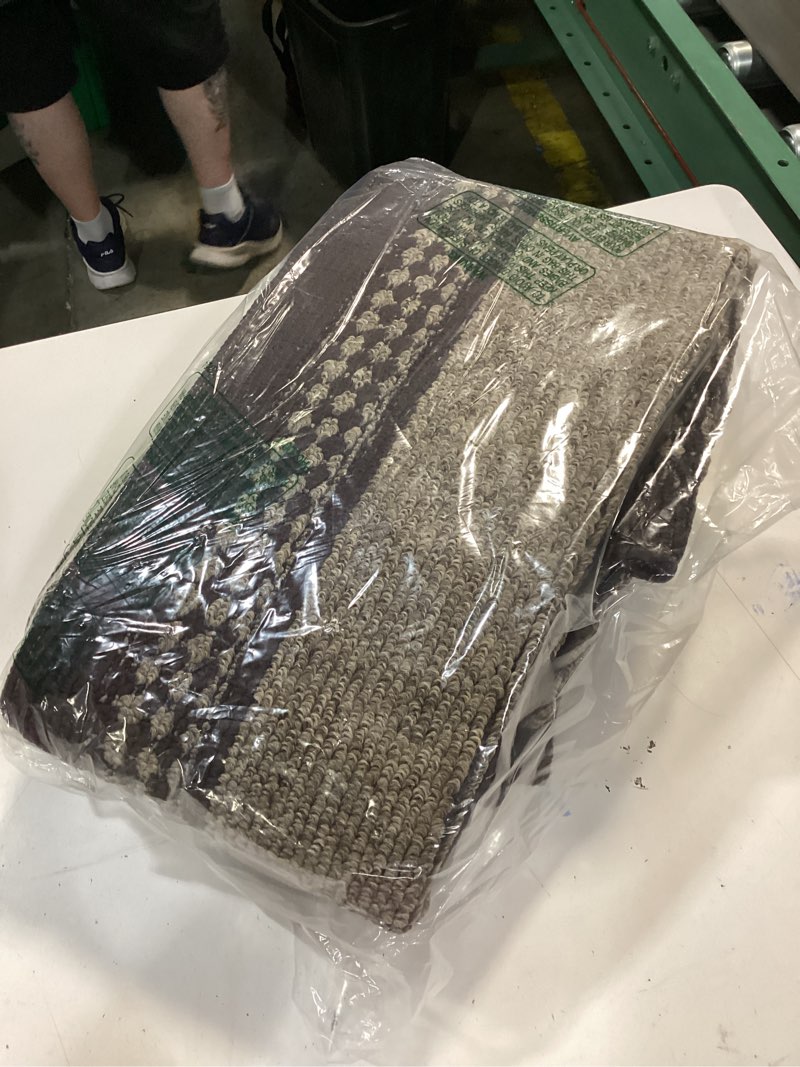 Condition photo showing As Is for Kitchen Rugs and Mats Non Skid Washable Set of 2 PCS, Absorbent Runner Rugs for Kitchen, Front of Sink, Kitchen Mats for Floor, 17.3"x 47"+17.3"x 29" (Black)