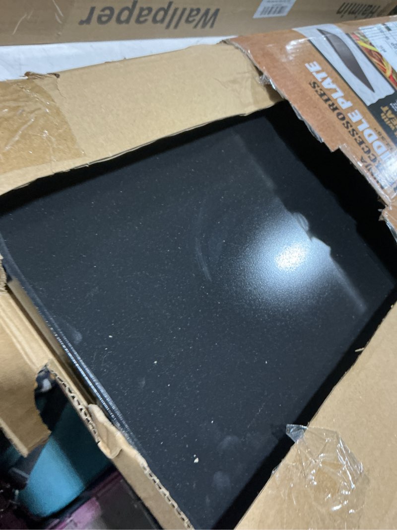 Condition photo showing Good Condition for ninja xskgridlxl woodfire premium griddle plate, compatible with og800 and og900 series, direct, edge-to-edge heat, ceramic, nonstick, precise heat control, 17.87'' x 12.35'', black