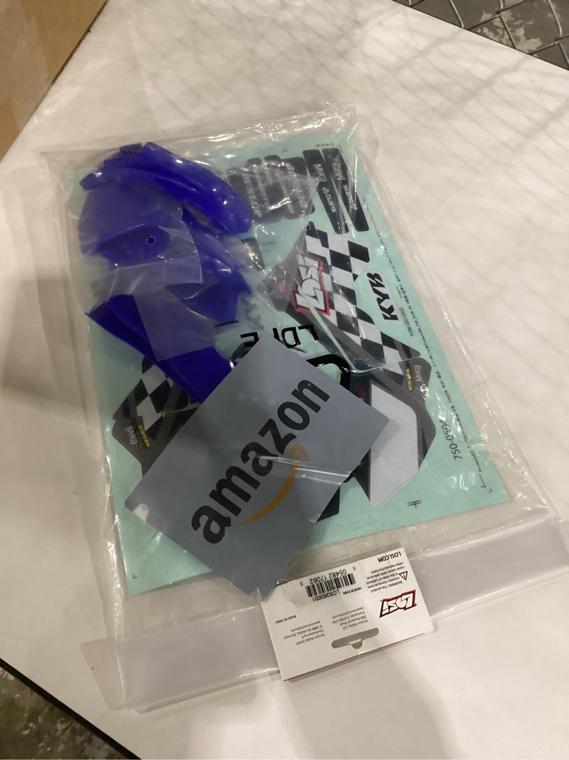 Losi Blue Plastics w/Wraps PM-MX/SM LOS260001 Elec Car/Truck Replacement Parts