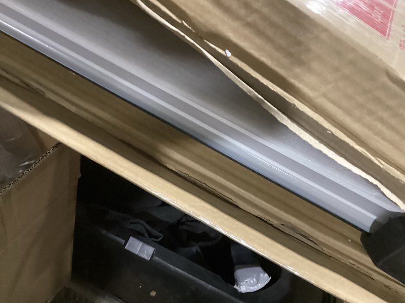 Condition photo showing New/Like New for loaao 24x32 led bathroom mirror with lights, anti-fog, dimmable, backlit + front lit, lighted bathroom vanity mirror for wall, memory function, tempered glass, shatter-proof, etl listed led 32"l x 24"w