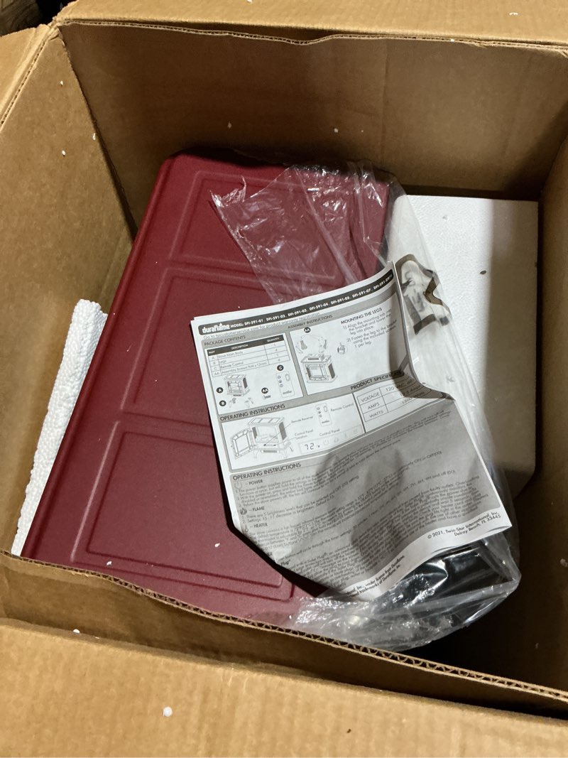Condition photo showing Good Condition for duraflame infrared quartz electric stove heater - dfi-591-03 - cinnamon