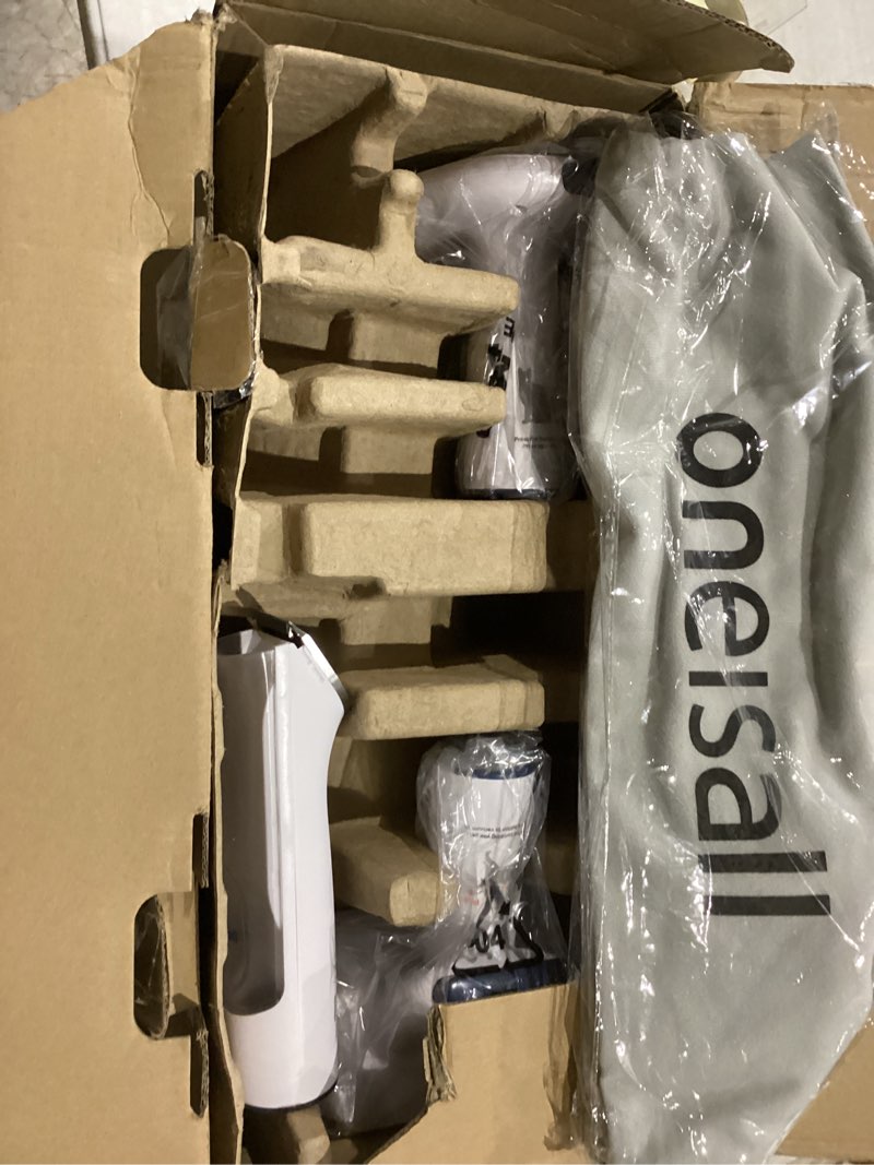 Condition photo showing New/Like New for oneisall Dog Vacuum & Dryer for Shedding Grooming, 8 in 1 Dog Grooming Kit with Metal Blade Pet Clippers, Adjustable Speed and Temperature Control Blower