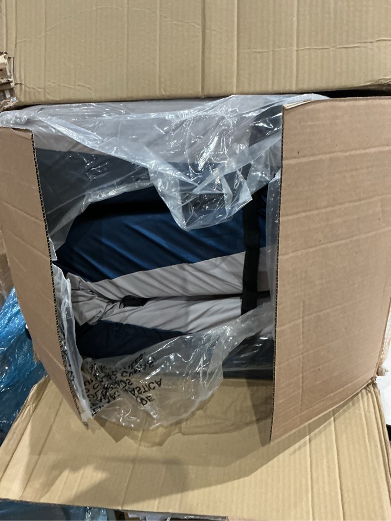 Condition photo showing As Is for drive medical 15770 gravity 7 pressure redistribution mattress, blue, 6.6 foot (pack of 1) 79.2 inch no cut out