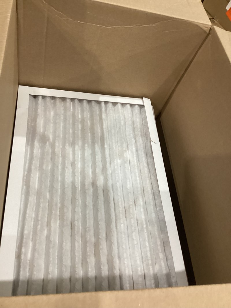 Condition photo showing As Is for amazon basics 14x20x1 air filter 6 pack, merv 8 ac furnace filters (actual size: 13.75" x 19.75" x 0.75") 14x20x1 merv 8