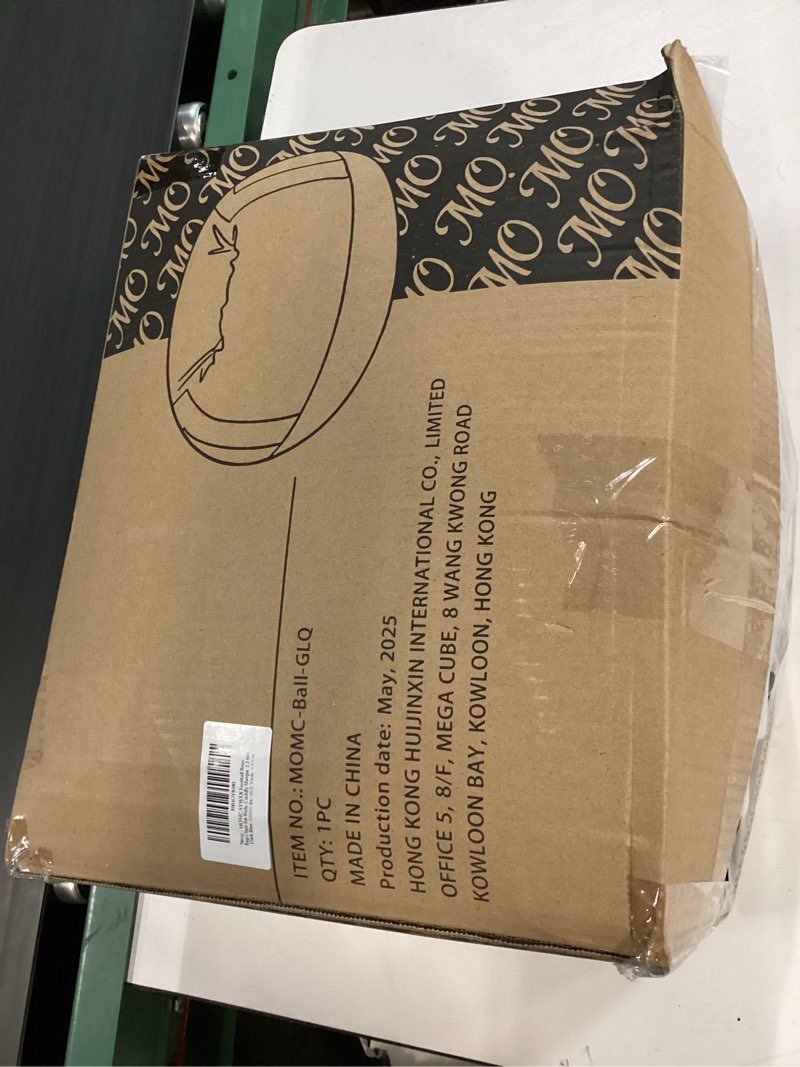 Condition photo showing New/Like New for MOMCAYWEX Football Bean Bag Chair for Kids, Cuddly Sherpa, 2.5 feet, Dark Blue