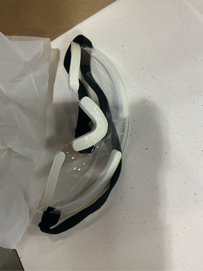 Condition photo showing Good Condition for post-lasik eye shields: comfortable protective sleeping eye shield goggles