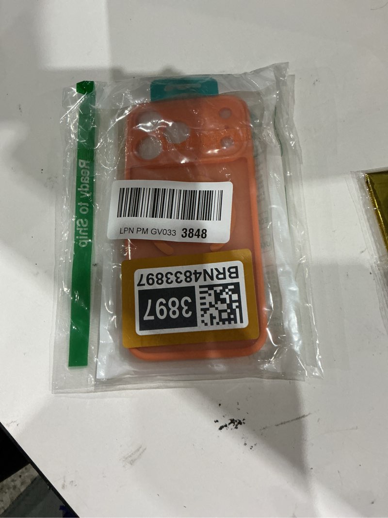 Condition photo showing New/Like New for fntcase for iphone 17 pro-max case: matte magnetic phone cases with screen protector compatible with magsafe slim anti yellowing rugged shockproof protective translucent cell cover (c-orange) for iphone 17 pro max 6.9 inch b-a a orange
