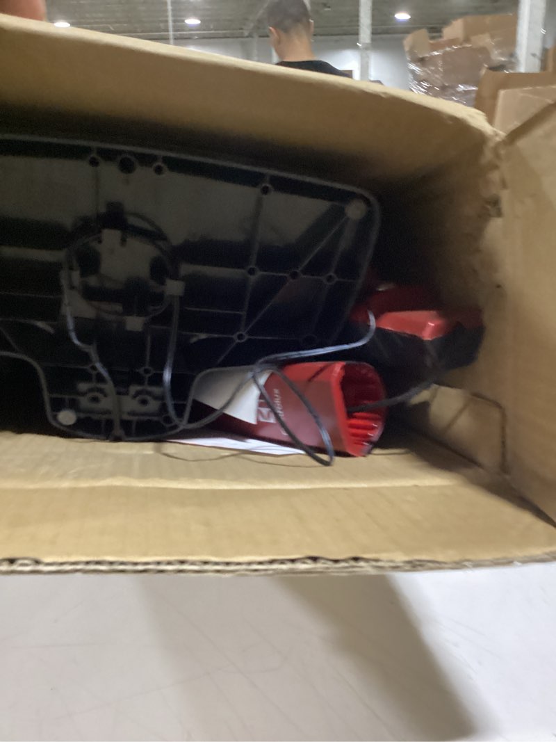 Condition photo showing As Is for electrolux ergorapido pet cordless 2-in-1 vacuum cleaner with motorized pet nozzle for easy pet hair removal, 48-minute run time, 2 power modes, chili red pet version