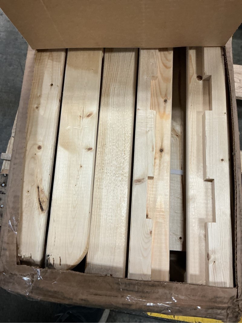 Condition photo showing Good Condition for Greaton, 10” Queen Box Spring for Queen Bed – Amish-Made in The USA – Solid Wood Box Spring Mattress Foundation with Stable & Quiet Support – Flat-Packed & Easy Assembly – White Queen 10" Foundation