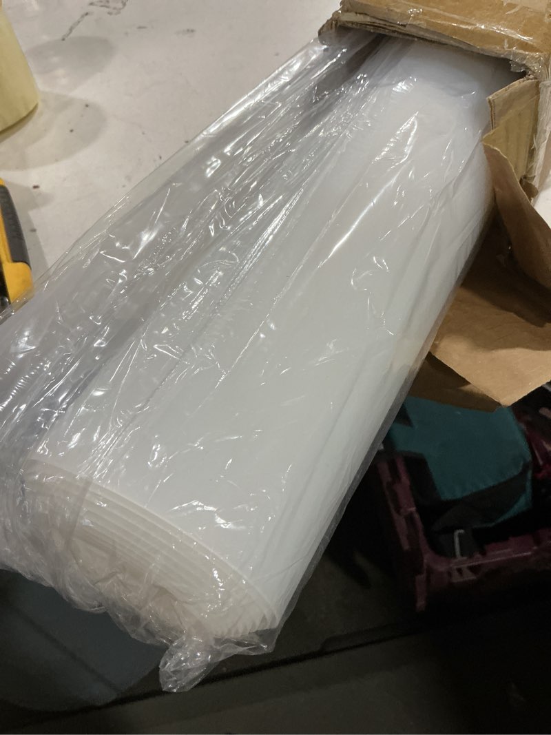 Condition photo showing Good Condition for extra large silicone mat,silicone mats for kitchen counter island dinner table countertop protector heat resistant mat (120” x 48”, translucent) 120"l x 48"w translucent