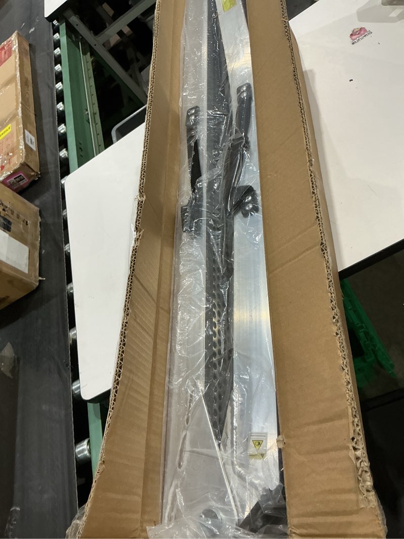Condition photo showing Good Condition for ruedamann 7ft folding aluminum ramp, portable ramp, 11" loading ramps for motorcycle, 750 lbs capacity for bike ramps, atvs, e-scooter, indoor storage, 1pc high-density perforated design,1pc