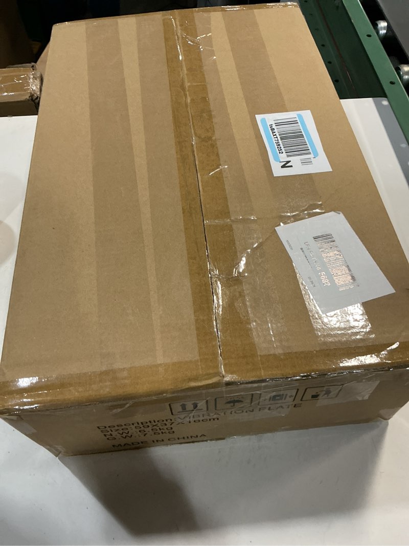 Condition photo showing New/Like New for Vibration Plate Exercise Machine, Vibrating Fitness Platform for Lymphatic Drainage, Full Body Shaker Workout Equipment, Bluetooth Power Shaping Vibrate Plate, Board Sport for Home Exercise Gym, Blue