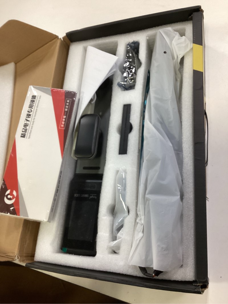 Condition photo showing Good Condition for 3D Face Recognition Door Lock with Lockbody, Video Smart Lock with Camera&Doorbell, Front Door Keyless Entry Lock, WiFi&Tuya APP Control/Fingerprint/IC Card/Password/Keys