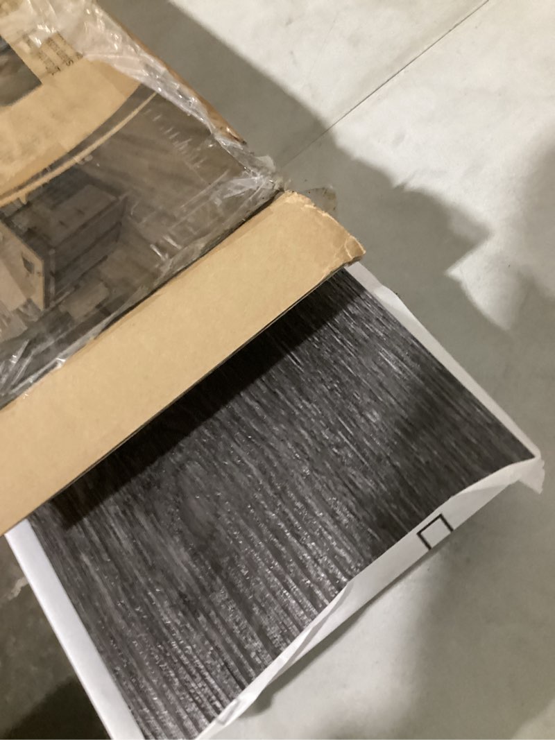 Condition photo showing Good Condition for art3d 36-pack 54 sq.ft peel and stick floor tiles vinyl plank flooring wood look, adhesive and waterproof tile sticker for bedroom, living room, kitchen, rv in ebony 36 x 6 x 0.1 inches ebony 36